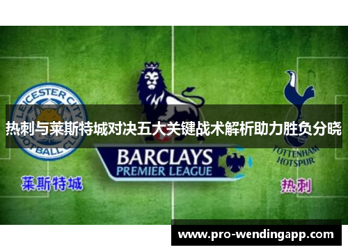 热刺与莱斯特城对决五大关键战术解析助力胜负分晓